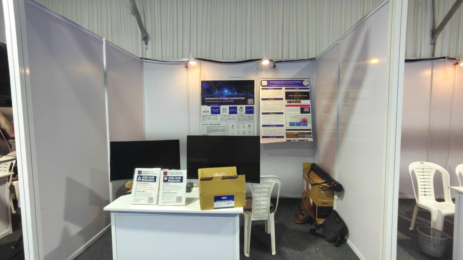 BGDB team speaking with industry delegates